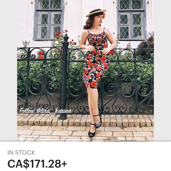 HeartsAndFound Red Gingham Dress - Picture 3 of 3